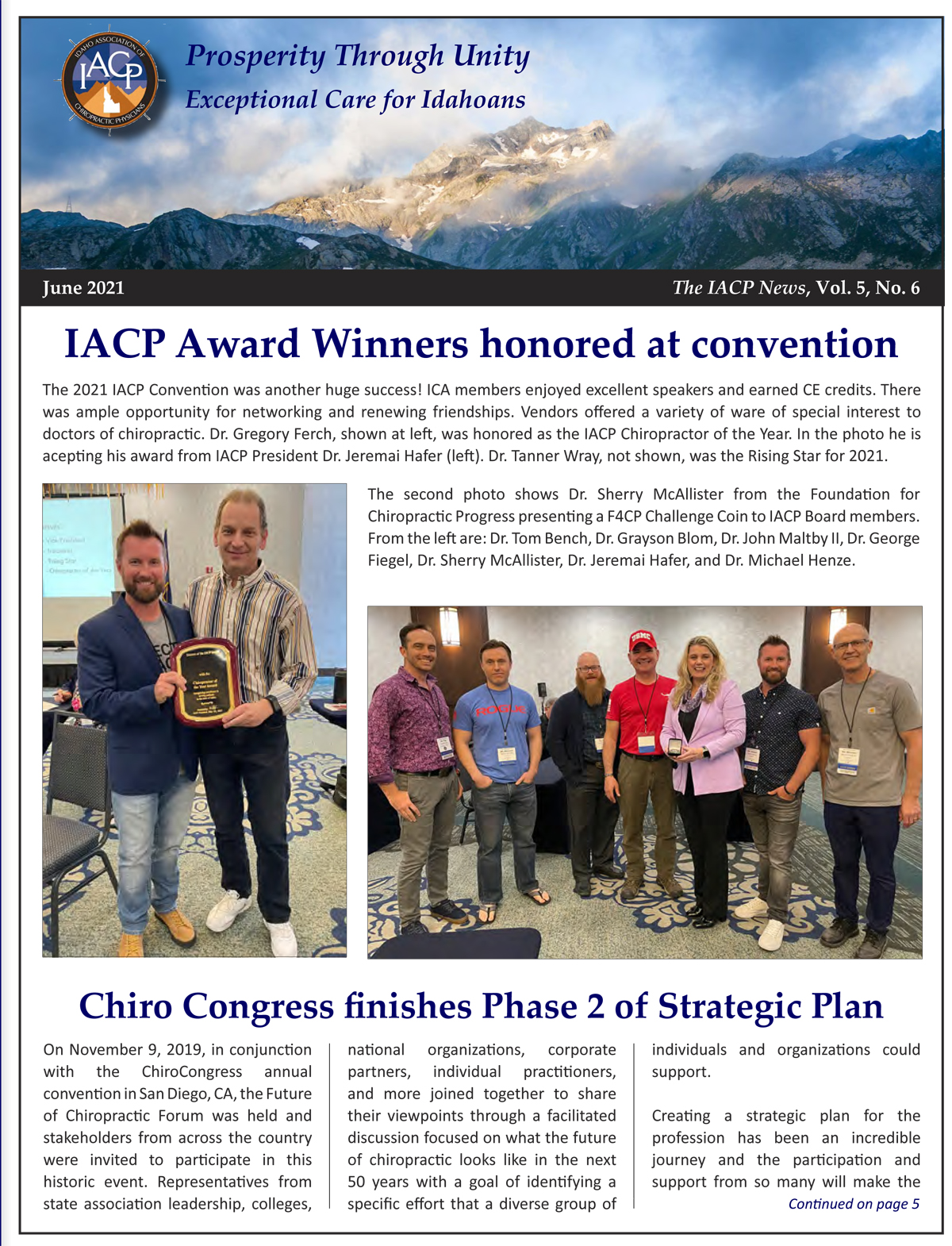 IACP News June cover Image