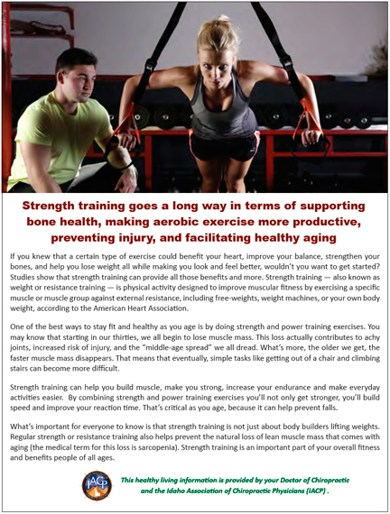 Stay healthy with strength training