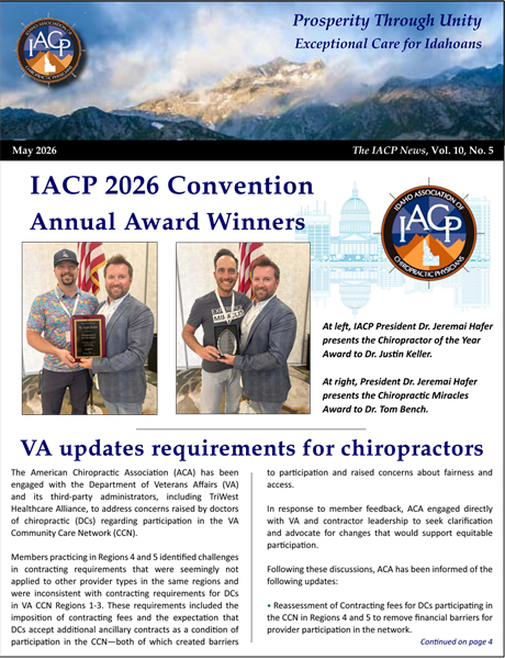 IACP News May 2026 cover Image